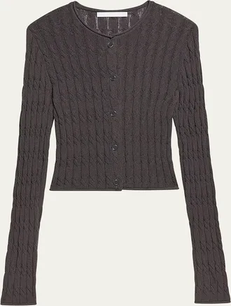 Helmut Lang Cable-Knit Cardigan