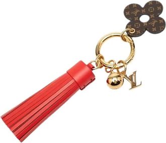 Louis Vuitton Pre-owned Accessories, female, Red, Size: ONE SIZE Pre-owned Monogram Fetish Bijou Sac Tassel Bag Charm