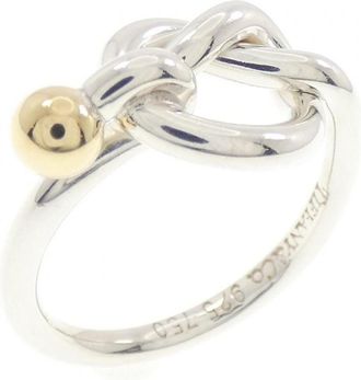 Tiffany & Co. Yellow Gold (18K) Silver 925 Band Ring (Pre-Owned)