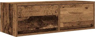 vidaXL Mueble Para Tv Madera Contrachapada Envejecida 80x31x25,5 Cm Vidaxl