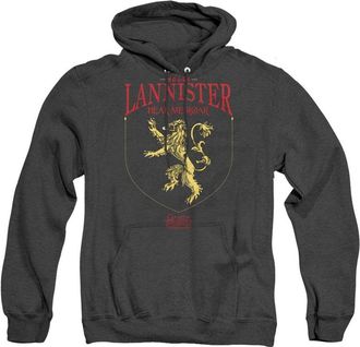 Gildan Game Of Thrones House Lannister Sigil Adult Heather Hoodie / Hooded Sweatshirt