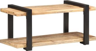 vidaXL Mueble Para Tv De Madera Maciza De Mango Rugosa 90x40x40 Cm Vidaxl