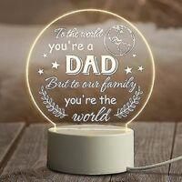 OEM Regalos Para Pap&aacute;, O De Parte De Hijas, Hijos O Ni&ntilde;os: Regalos Para El D&iacute;a Del Padre, Cumplea&ntilde;os, Acci&oacute;n De Gracias, Navidad, San Valent&iacute;n: Luz Noctur