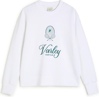 Varley Rasco Namesake Stretch-jersey Sweatshirt - White - S (UK8-10 / S)