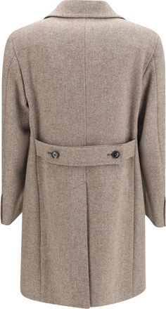 Tagliatore Mens Chevron Coat T3473 Fleece Wool Ovis Aries Jacket