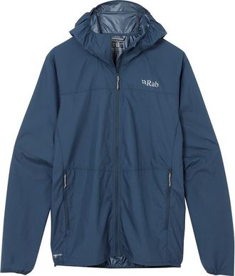 RAB Windgather Hooded Jacket - Mens in Tempest Blue at Nordstrom, Size X-Large