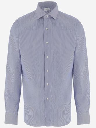 Alessandro Gherardi Cotton Shirt With Striped Pattern
