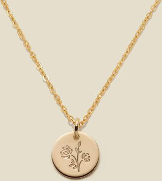 Made by Mary November Birth Flower Necklace