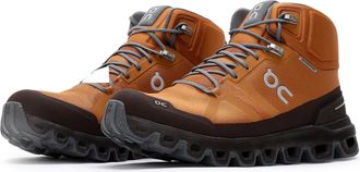 On Mens Cloudrock Waterproof 1 Sneaker, Pecan Brown, 9.5 UK