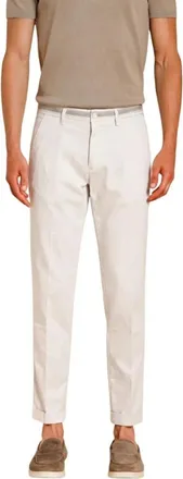 Mason's Torino Summer Chino Pants - Heren - Chinos - Wit - 4XL - Katoen - Broeken