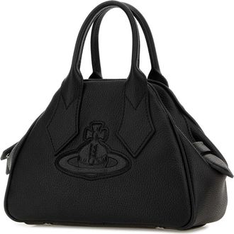 Vivienne Westwood Womens Black Leather Small Yasmine Handbag Borse A Mano Bag
