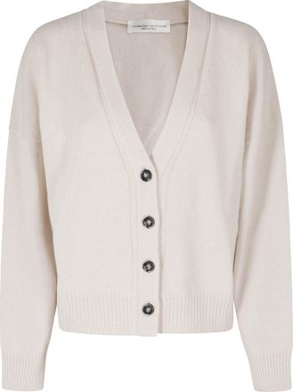 Roberto Collina Meringue Cropped Wool-Cashmere Cardigan