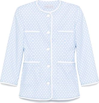 Rowen Rose Polka-Dot Jacket - Womens - Polyester/Cotton