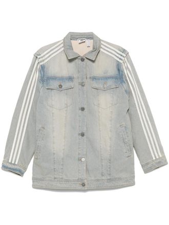 adidas Denim shirtjack - Blauw