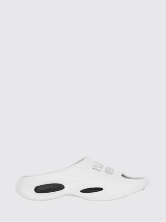 Plein Sport Rubber Slide Sandals with Printed Logo