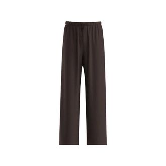 HUGO BOSS Wide Trousers, male, Brown, Size: M Wide Trousers