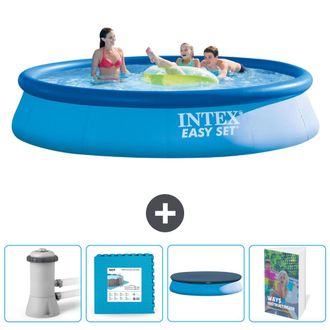 Intex Piscina Easy Set Redonda - 396x84 Cm - 7-piezas Scb108