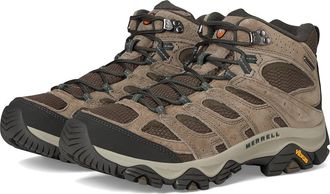 Merrell Moab 3 Mid Waterproof Mens Shoes Boulder 1 : 10.5 W, Leather