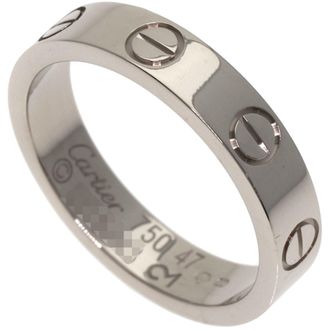 Cartier White Gold White Gold (18K) Band Ring (Pre-Owned)