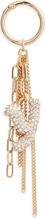 Chelsea28 Pav&eacute; Crystal Inital Bag Charm in Y- Clear- Gold at Nordstrom