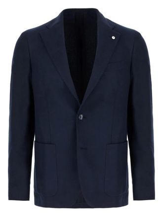 L.B.M. 1911 Blazer met knopen - Blauw