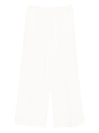 Marina Rinaldi Kaki trousers - women - Polyester/Elastane - M - White