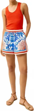 Marie Oliver Larson Short In Blue