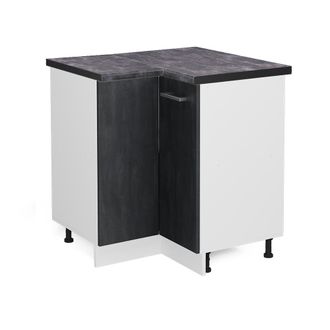 Vicco Armario De Esquina R-line, Hormig&oacute;n Negro, 75.6 Cm Et Antracita