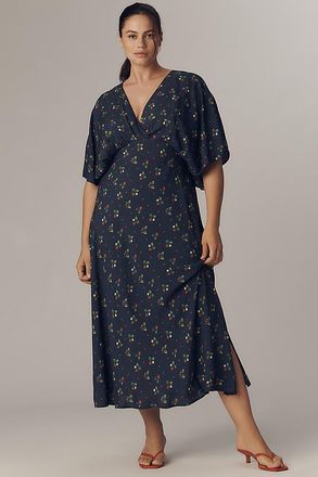 Bl^nk London Elettra Short-Sleeve Midi Dress