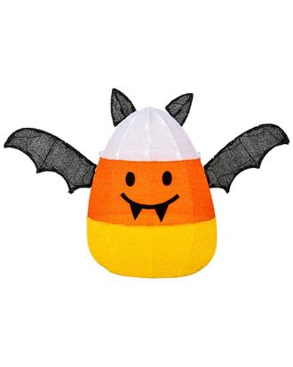 National Tree Company 27 Pre-Lit Candy Corn Bat
