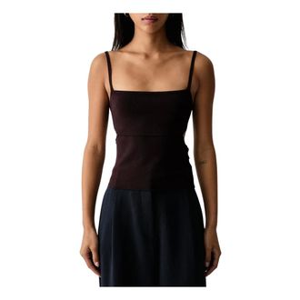 Sessun Top Lally - - Tops - Donna - Marrone - S