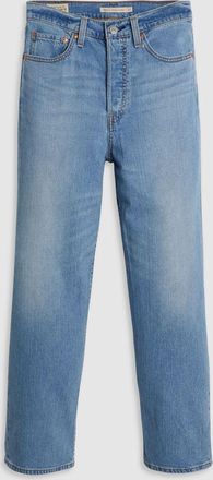 Levi's Damesjeans van Levis Ribcage Straight Ankle in blauw