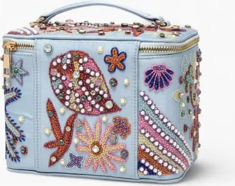 Oceanus Womens Selene Vanity Blue Box Bag in Stock - Size: REGULAR