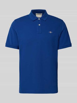 GANT Regular Fit Poloshirt aus reiner Baumwolle in Royal, Gr&ouml;&szlig;e XXXL