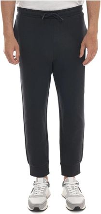 HUGO BOSS Hadiko Overall broek - Heren - Sweatpants - Blauw - L - Katoen - Broeken