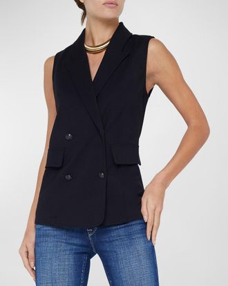 L'agence Aldora Double-Breasted Vest