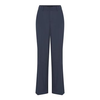 C.Ro Dames, Broeken, Blauw, Maat: S