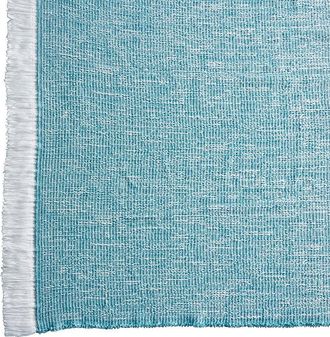 Ballard Designs Crosshatch Indoor/Outdoor Throw - Lake - Ballard Designs