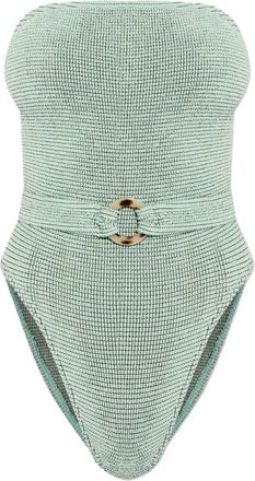 Bond-Eye Costume da bagno con cintura - Verde