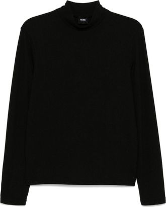 Team Wang Choices mock neck T-shirt - Black