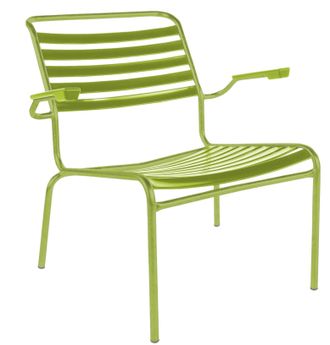Schubiger M&ouml;bel L&auml;ttli-Lounger S&auml;ntis mit Armlehnen