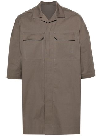 Rick Owens Magnum Tommy cotton shirt - Grey