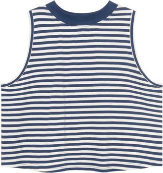 Dedicated Top Namsos Stripes Top f&uuml;r Damen | wei&szlig;