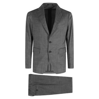 Tagliatore Single Breasted Suits, male, Gray, Size: XL Montecarlo Suit