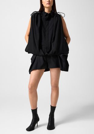 sacai Womens Banker stripes amplified shirt