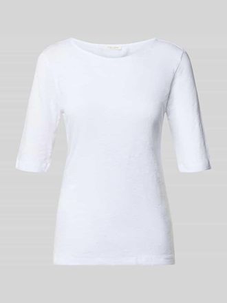 Christian Berg T-Shirt mit U-Boot-Ausschnitt in Weiss, Gr&ouml;&szlig;e XXL