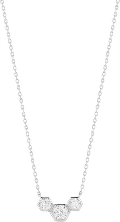 Glaze Jewelry Silver Cz Necklace