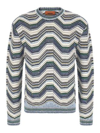 Missoni Geometric zig zag sweater