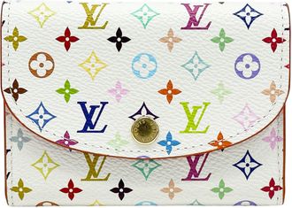 Louis Vuitton Multi-Color White Monogram Multicolore Coin Purse/Coin Case (Pre-Owned)