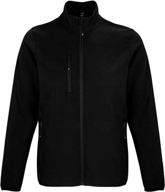 SOLS Heren Falcon Soft Shell Jas (Zwart)